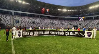 Orduspor 1967-Edirnespor Maçında Narin Güran Anısına Pankart Açıldı