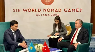 Gençlik ve Spor Bakanı Osman Aşkın Bak Kazakistan Turizm ve Spor Bakanı ile Buluştu