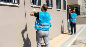 Denetimli Serbestlik Yükümlüleri Manisa'da Okulları Hazır Hale Getirdi