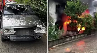 Bunlar nasıl karı koca? Biri otomobili hurdaya çevirdi, diğeri evi yaktı