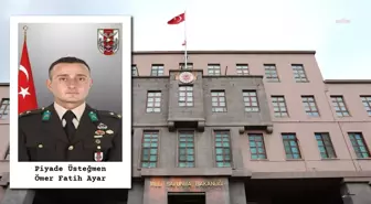 Irak'ta Terörle Mücadelede Piyade Üsteğmen Ömer Fatih Ayar Şehit Oldu