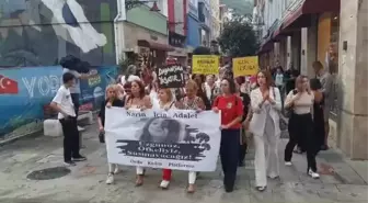 Kadınlar Narin'in ölümünün sorumlularının bulunması için eylem yaptı