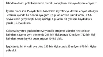 Çalışma Bakanı Vedat Işıkhan: İşsizlikle mücadele kararlılıkla devam edecek