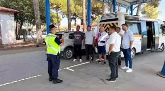 Aydın'da Huzur ve Güven Uygulaması: 12 Servis Aracı Trafikten Men Edildi