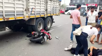 Tekirdağ'da Motosiklet Kazası: Sürücü Ağır Yaralandı