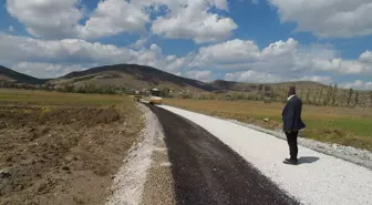 Dodurga beldesinde asfaltlama çalışması tamamlandı