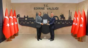 İstanbul Üniversitesi Rektörü Edirne Valisi'ni ziyaret etti