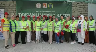 Tavşanlı Höyük'teki kazıya kadın girişimcilerden destek