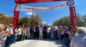 Tokat'ın Almus ilçesinde Çamdalı grup yolu hizmete açıldı