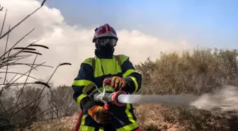 Fransa'nın Doğu Pireneler bölgesinde çıkan orman yangını 400 hektarlık alanı küle çevirdi, 80 kişi evlerinden tahliye edildi