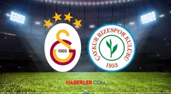 Galatasaray- Rizespor maçı ne zaman? Galatasaray- Çaykur Rizespor maçı hangi kanalda? Galatasaray'ın maçı ne zaman?