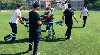 Samsun'da Kalp Krizi Geçiren Hasta İçin Ambulans Helikopter Sevk Edildi