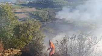 Antalya Aksu'da Orman Yangınına Hava ve Kara Müdahalesi