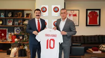 DGSK Başkanı Aygündüz, TFF Başkanı Hacıosmanoğlu'nu Ziyaret Etti