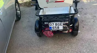 Manavgat'ta Elektrikli Bisiklete Motosiklet Çarptı: 1 Yaralı