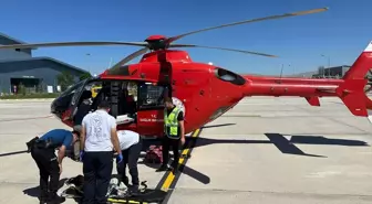 Muş'ta Kalp Rahatsızlığı Olan 3 Yaşındaki Çocuk Ambulans Helikopterle Ankara'ya Sevk Edildi