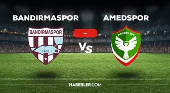 Bandırmaspor Amedspor maçı kaç kaç, bitti mi? MAÇ SONUCU! Bandırmaspor Amed golleri kim attı, canlı maç anlatımı!