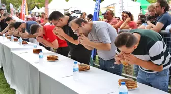 Bursa Gastronomi Festivali'nde Cantık Yeme Yarışması Düzenlendi