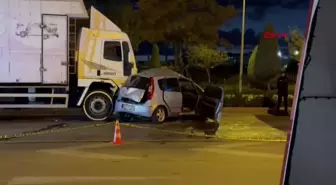 Konya'da Kamyonun Çarptığı Otomobilin Sürücüsü Hayatını Kaybetti