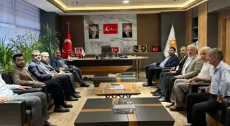 Rektör Özcoşar, AK Parti Mardin İl Başkanı Uncu'yu Ziyaret Etti