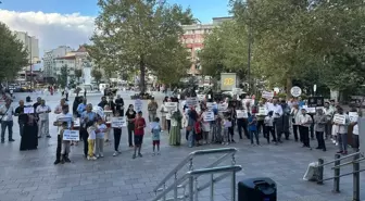 Çorlu'da Sivil Toplum Kuruluşlarından Çocuk İstismarı protestosu