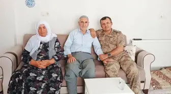 Adıyaman İl Jandarma Komutanı Şehit Aileleriyle Buluştu