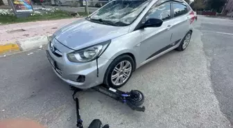 Elazığ'da Otomobil ile Scooter Çarpıştı: 2 Yaralı