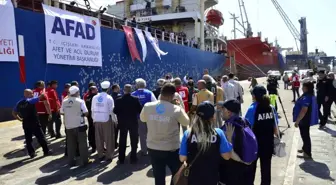 Mersin'den Sudan'a 3 Ton Yardım Malzemesi Taşıyan 'Seahorse' Gemisi Uğurlandı