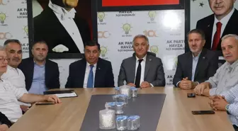 İbrahim Ufuk Kaynak, Havza'da Esnaf ve Partililerle Bir Araya Geldi