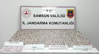 Samsun'da Uyuşturucu Operasyonu: 6 Bin 309 Adet Sentetik Ecza Ele Geçirildi