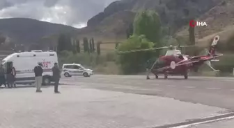 Ambulans Helikopter Kalp Krizi Geçiren Hastayı Erzurum'a Gönderdi