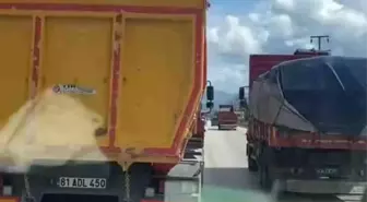 Düzce'de Ambulansa Yol Vermeyen Kamyona Ceza Uygulandı