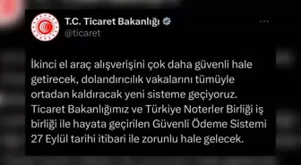 İkinci El Araç Satışında Güvenli Ödeme Sistemi Zorunlu Hale Geliyor