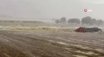 Mardin'de Dolu Yağışı Hayatı Olumsuz Etkiledi