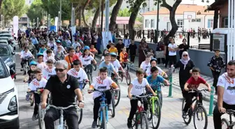 Manisa'da Avrupa Hareketlilik Haftası Kapsamında Bisiklet Turu Düzenlendi