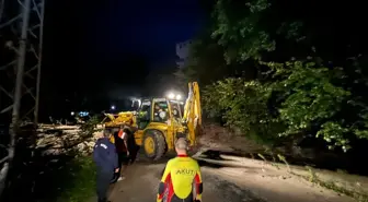 Trabzon'da Sağanak Yağış Hayatı Olumsuz Etkiledi