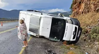 Akseki'de Yağış Nedeniyle Trafik Kazası: 1 Yaralı