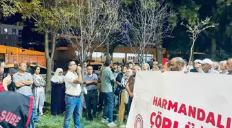 Harmandalı Katı Atık Tesisi Protesto Edildi