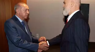 Cumhurbaşkanı Erdoğan, Arnavutluk Başbakanı Rama ile Görüştü