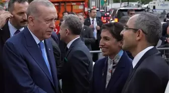 Cumhurbaşkanı Erdoğan New York'ta! Hafize Gaye Erkan da karşılayanlar arasında yer aldı