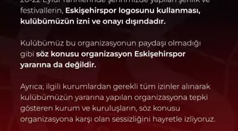 Eskişehirspor, 'Karadeniz Rüzgarı Yayla Şenliği' Afişlerindeki Logo Kullanımını Kınadı