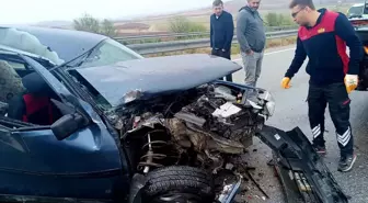 Çorum'da Trafik Kazası: 4 Yaralı