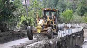 Trabzon'da Sel ve Heyelan Temizlik Çalışmaları Devam Ediyor