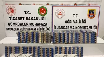 Ağrı'da 9 Bin 810 Paket Kaçak Sigara Ele Geçirildi