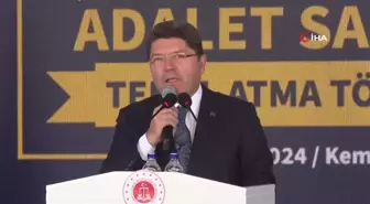 Bakan Tunç: 'Vatandaşlarımızın yargıya güvenini en üst noktaya çıkarmanın gayreti içerisinde olacağız'