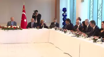 Cumhurbaşkanı Erdoğan, BM Genel Kurulu'nda ABD'li Düşünce Kuruluşlarıyla Bir Araya Geldi