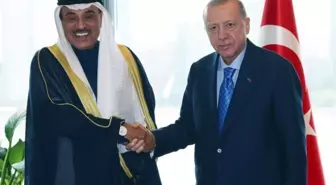 Cumhurbaşkanı Erdoğan, Kuveyt Veliaht Prensi ile Görüştü