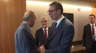 Cumhurbaşkanı Erdoğan, Sırbistan Cumhurbaşkanı Vucic ile görüştü