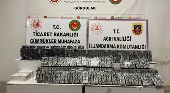 Gürbulak Gümrük Kapısı'nda 9 Bin 810 Paket Kaçak Sigara Ele Geçirildi