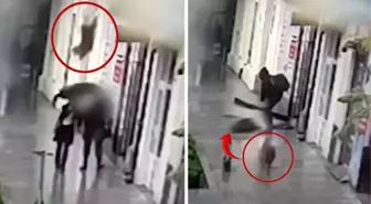 Yolda yürürken başına köpek düşen kadın ağır yaralandı